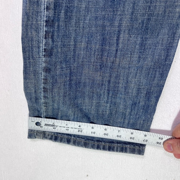 Levi’s 569 Loose Straight Fit Jeans Mens 34/30 Blue Denim Cotton Casual 1827 - Picture 5 of 7